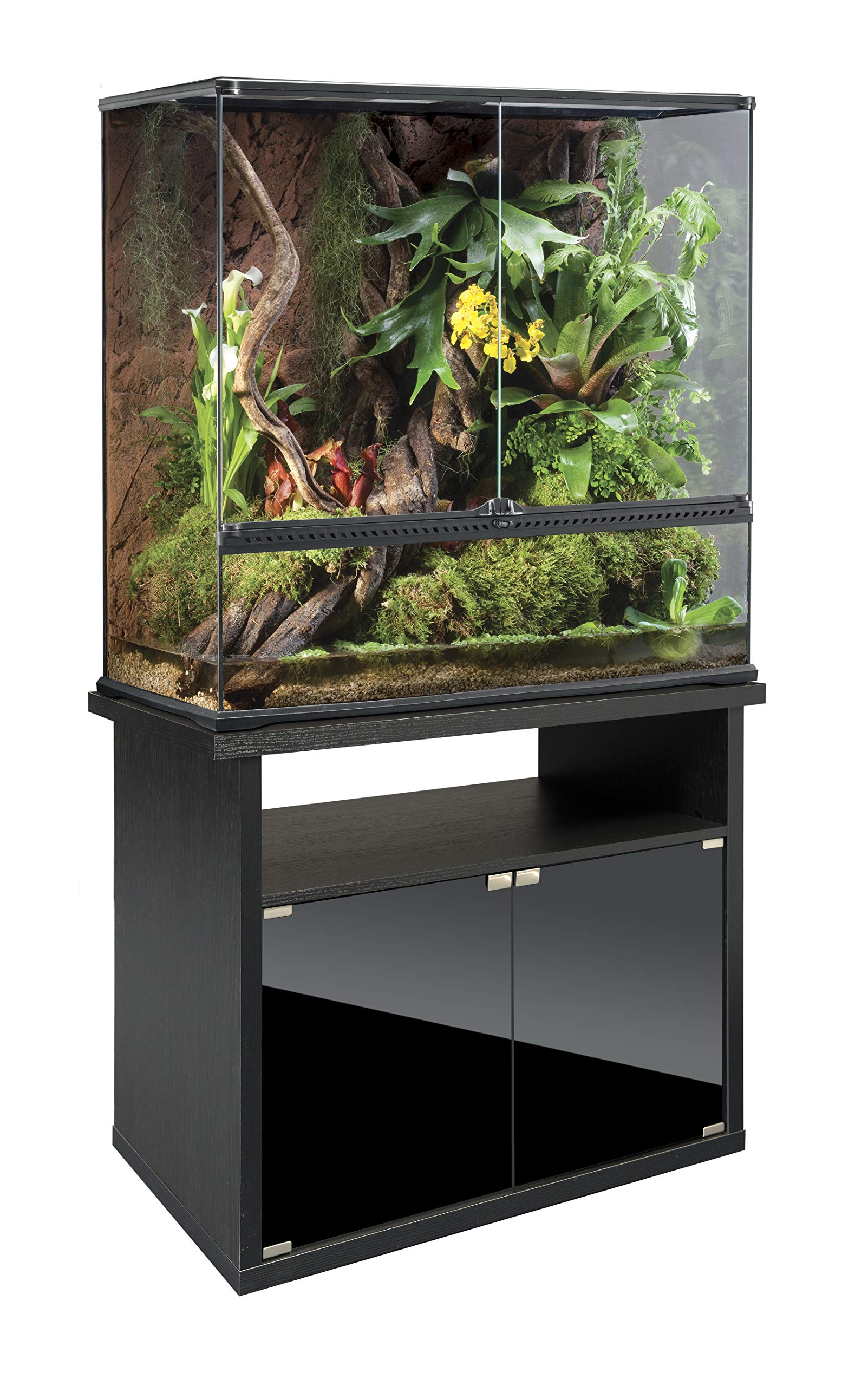Exo Terra Terrarium Cabinet, Reptile and Amphibian Terrarium Stand, Large, PT2708